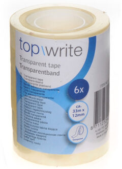 Plakband rolletjes - 30x stuks - voor in plakbandrolhouder - transparant - 11 mm