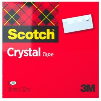 Plakband Scotch Crystal 600 19mmx33m Transparant