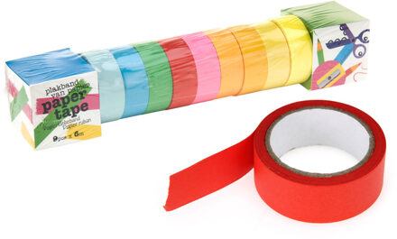 plakband van papier, 9 rollen