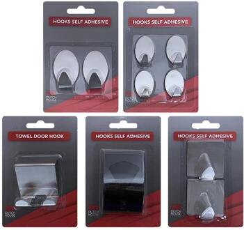 plakhaakjes op kaart zilver