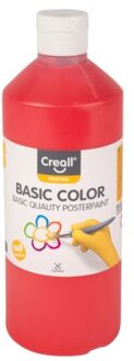 Plakkaatverf Creall Basic 05 lichtrood 500ml