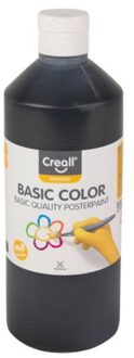 Plakkaatverf Creall basic 20 zwart 500ml