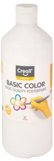 Plakkaatverf Creall basic 21 wit 500ml