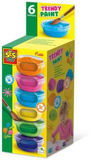 Plakkaatverf trendy (6x45ml) verschillende
