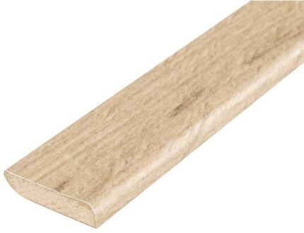 Plakplint Living Loja - Eiken Naturel - 240x2,2x0,5 Cm - MDF - Beige