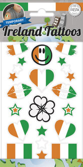Plaktattoos Ierland Multikleur - Print