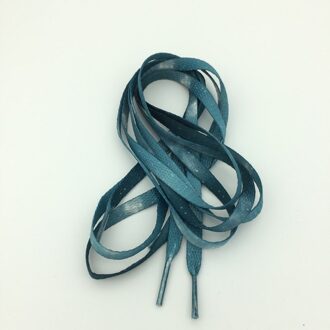 Planeet Serie Schoenveter Platte Katoen Schoen Kant Voor Sneakers Een Paar groen