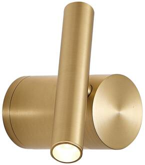 Planet LED wandlamp, goud