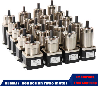 Planetary geared Gearbox Nema 17 Stepper Motor All Ratio Geared For 3D Printer Extruder mechanical arm robot motor
