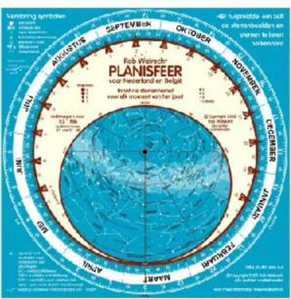 Planisfeer voor Nederland en Belgie - Boek Rob Walrecht (9080149616)