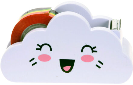Plankbandhouder Wolk met Gekleurd Tape