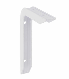 Plankdrager/planksteun van aluminium - gelakt wit - H200 x B150 mm - heavy support - Plankdragers