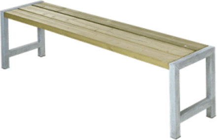 Planken bank vuren geimpregneerd | Plankesaet 38 x 176 x 44 cm Bruin