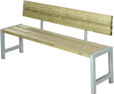 Planken bank vuren geimpregneerd | Plankesaet 38 x 176 x 81 cm Bruin