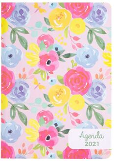 Planner-Academische Wekelijkse & Maandelijkse Planner Met Tabs, 5.5 "X 8", juli -December , Hardcover Met Achterzak + T