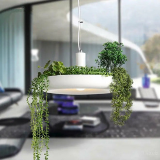 Plant Flower Pendant Lights Potted Flowers Pot Hanglamp for Living Room Kitchen Indoor Hanging Lamp Lustre Led Modern Fixtures