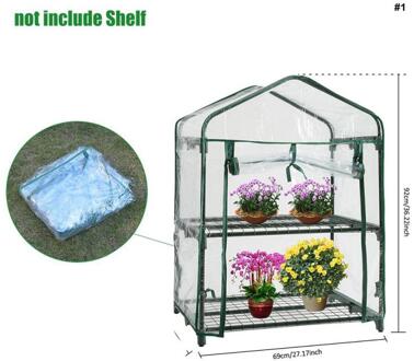 Plant Groeien Zakken Kas Tuin Zaailing Groene Huis Pvc Cover Transparante Tuin Kas Groeien Huis Planten Tuin Gereedschap dubbele laag