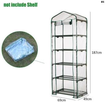 Plant Groeien Zakken Kas Tuin Zaailing Groene Huis Pvc Cover Transparante Tuin Kas Groeien Huis Planten Tuin Gereedschap Five laag