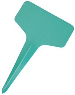 Plant Markers Goedkoopste Prijs 100 Pcs Tuinieren Label Waterdichte Plastic Insert Grond Kaart T-Vormige Etiket Macetas Decorativas @ 45 groen
