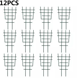 Plant Ondersteuning Ring Verstelbare Plant Trellises Tuin Mand Plant Vaste Klimmen Netto Tuin Voor Groene Bean Pea Komkommer Tomaat 12stk