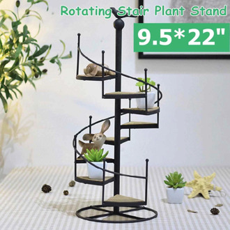 Plant Shelve Decorative Iron Plant Rack Stand Plants Succulent shelf 8 layer Stair shape Desktop Garden flower stand