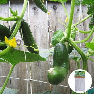 Plant Trelli Netting Polyester Plant Ondersteuning Wijnstok Klimmen Komkommer Bean Plaid Netting Netto Accessoires Multi Gebruik Tuin