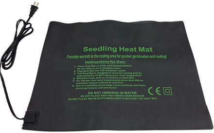Plant Verwarming Mat Zaailing Bloem Elektrische Deken Waterdicht Warm Duurzaam Hydrocultuur Verwarming Pad Tuin Gereedschap Accessoires US 24x52cm