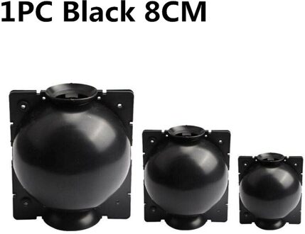Plant Wroeten Bal Enten Wroeten Groeiende Doos Fokken Case Plant Wroeten Apparaat Hoge Druk Doos Voor Tuin Transplantatie 1stk zwart 8 cm