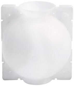 Plant Wroeten Bal Enten Wroeten Groeiende Doos Fokken Case Voor Tuin Herbruikbare Plant Wroeten Apparaat Voor Rozen, fruit Bomen, wit 5cm