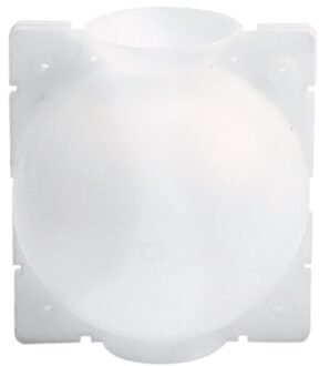 Plant Wroeten Bal Enten Wroeten Groeiende Doos Fokken Case Voor Tuin Herbruikbare Plant Wroeten Apparaat Voor Rozen, fruit Bomen, wit 8cm