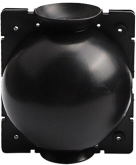 Plant Wroeten Bal Enten Wroeten Groeiende Doos Fokken Case Voor Tuin Herbruikbare Plant Wroeten Apparaat Voor Rozen, fruit Bomen, zwart 8cm