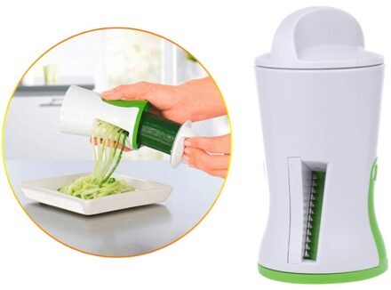 Plantaardige Spiralizer Handheld Spiraal Cutter Raspen Wortel Wortel Komkommer Courgette Slicer Spaghetti Pasta Keuken Koken