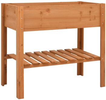 Plantenbak 88x43x80 cm vurenhout Bruin