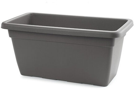 Plantenbak - antraciet grijs - rechthoekig - 60x32x27 cm
