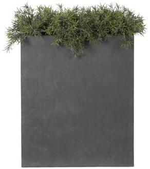 Plantenbak Divider clayfibre - granietkleur - Leen Bakker Grijs - 22 x 56 x 68