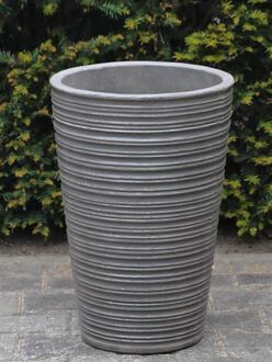 Plantenbak fiber cement, fiberclay hoogte 62x43 cm. antraciet