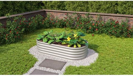 Plantenbak Vita 401 - Blank - Metaal - 162,1x82,1x40,1cm