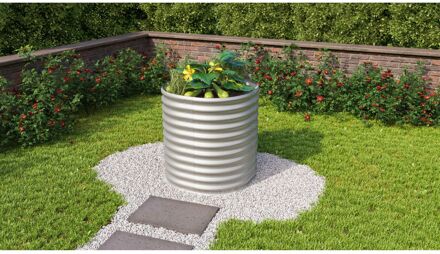 Plantenbak Vita - Blank - Metaal - 82,1x82,1x85,8cm