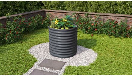 Plantenbak Vita - Graniet - Metaal - 82,1x82,1x85,8cm