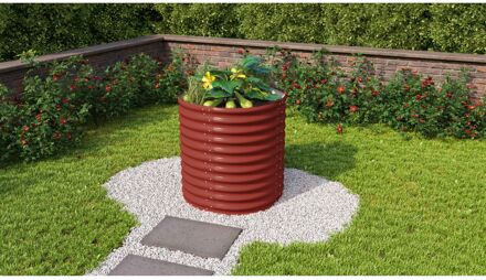 Plantenbak Vita - Robijn - Metaal - 82,1x82,1x85,8cm