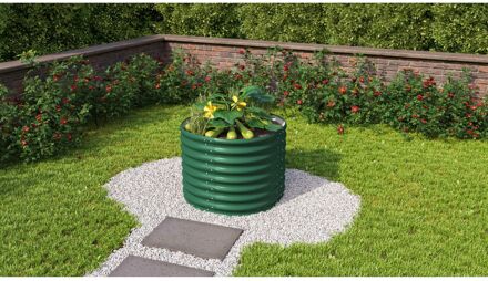 Plantenbak Vita - Zeewier - Metaal - 82,1x82,1x63cm