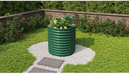 Plantenbak Vita - Zeewier - Metaal - 82,1x82,1x85,8cm