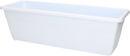 Plantenbak - wit - rechthoekig - 50 x 17 x 15 cm