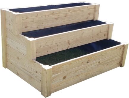 Plantenbak WMTH120 - Bloembak - Moestuin - 120x99x52 cm Bruin