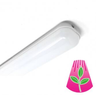 Plantenlamp GoLeaf E2 S1 volledig spectrum 60cm grijs, mat wit