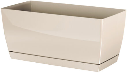 plantenpot - kunststof - beige - 29 x 14 x 14 cm - Plantenpotten