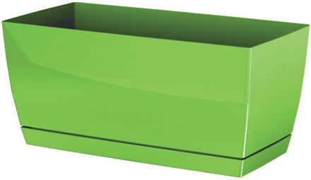 plantenpot - kunststof - lime groen - 29 x 14 x 14 cm - Plantenpotten