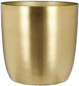 Plantenpot - metaal goud - D24 en H23 cm