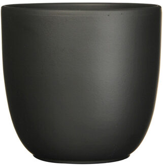 Plantenpot Tusca - Zwart - keramiek - mat - 14.5x14cm - Plantenpotten