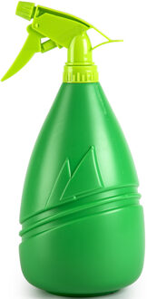 Plantenspuit met een inhoud van 1150 ml - groen - verstuiver kop - 26 cm - kunststof